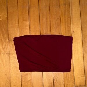 Burgundy Tube Top